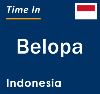 Current local time in Belopa, Indonesia