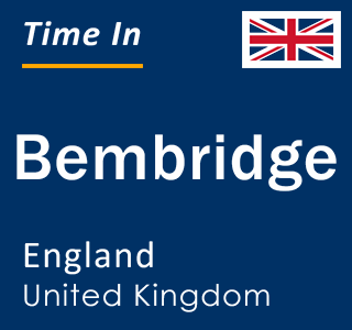 Current local time in Bembridge, England, United Kingdom