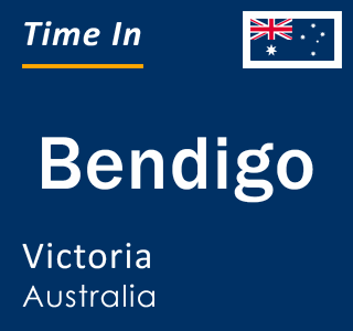 Current local time in Bendigo, Victoria, Australia