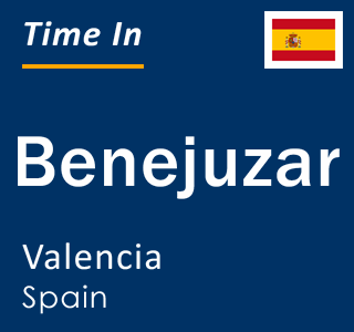 Current local time in Benejuzar, Valencia, Spain