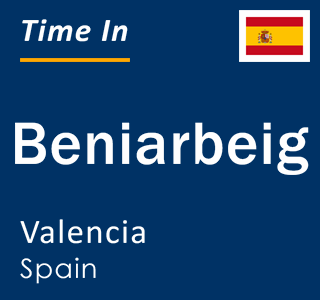 Current local time in Beniarbeig, Valencia, Spain