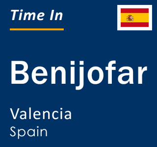 Current local time in Benijofar, Valencia, Spain