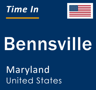 Current local time in Bennsville, Maryland, United States