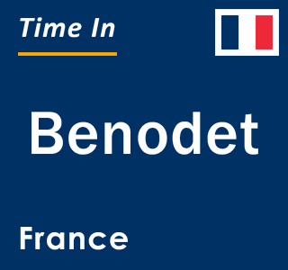 Current local time in Benodet, France