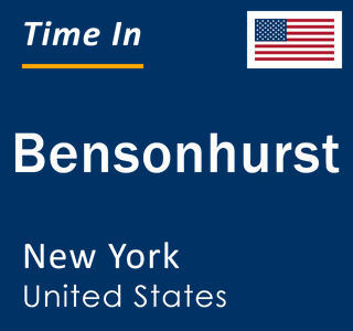 Current local time in Bensonhurst, New York, United States