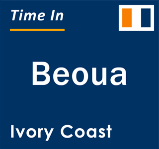 Current local time in Beoua, Ivory Coast