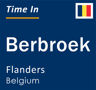 Current local time in Berbroek, Flanders, Belgium