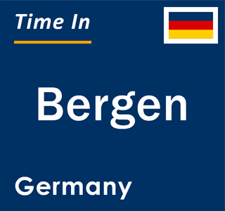 Current local time in Bergen, Germany