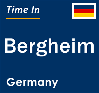 Current local time in Bergheim, Germany