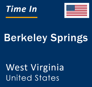 Current local time in Berkeley Springs, West Virginia, United States