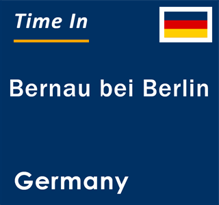 Current local time in Bernau bei Berlin, Germany