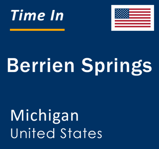 Current local time in Berrien Springs, Michigan, United States