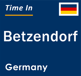 Current local time in Betzendorf, Germany