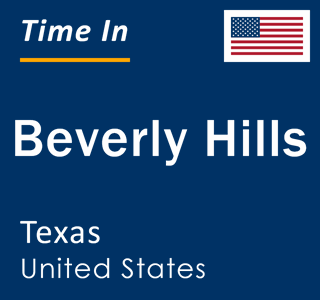 Current local time in Beverly Hills, Texas, United States