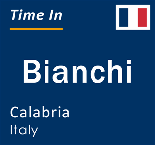 Current local time in Bianchi, Calabria, Italy