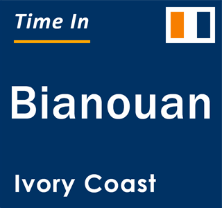 Current local time in Bianouan, Ivory Coast