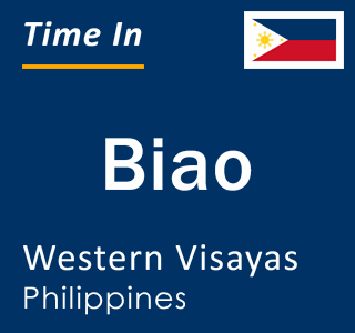 Current local time in Biao, Western Visayas, Philippines