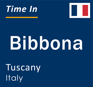 Current local time in Bibbona, Tuscany, Italy