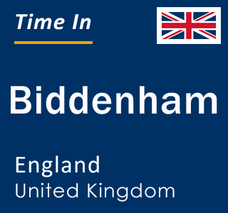 Current local time in Biddenham, England, United Kingdom