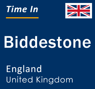 Current local time in Biddestone, England, United Kingdom