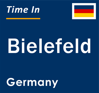 Current local time in Bielefeld, Germany