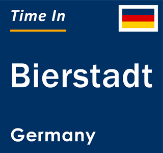 Current local time in Bierstadt, Germany