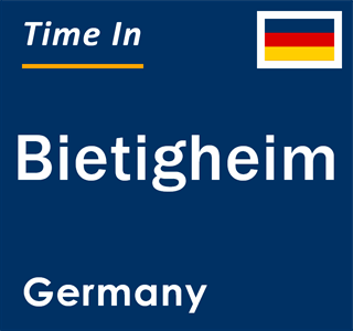 Current local time in Bietigheim, Germany