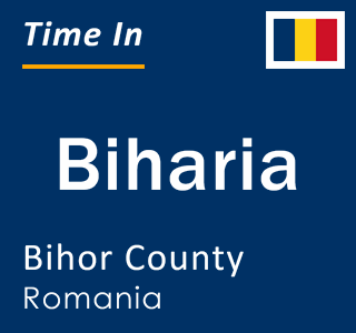 Current local time in Biharia, Bihor County, Romania