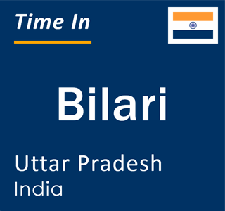 Current local time in Bilari, Uttar Pradesh, India