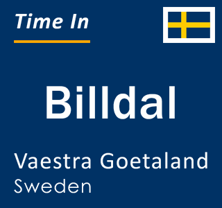 Current local time in Billdal, Vaestra Goetaland, Sweden