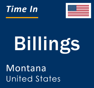 Current local time in Billings, Montana, United States