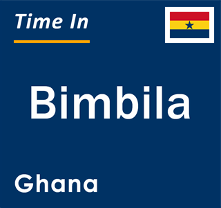 Current local time in Bimbila, Ghana