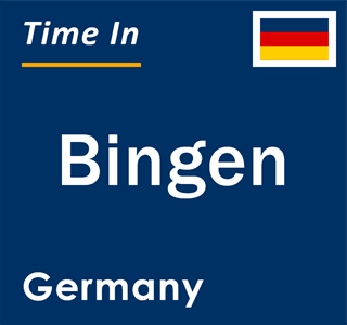 Current local time in Bingen, Germany