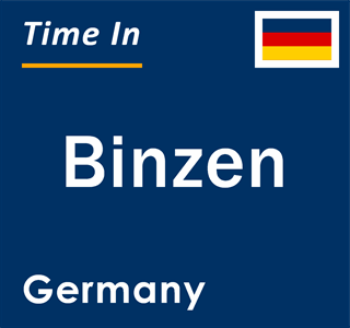 Current local time in Binzen, Germany