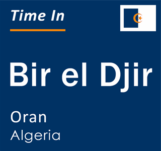 Current local time in Bir el Djir, Oran, Algeria