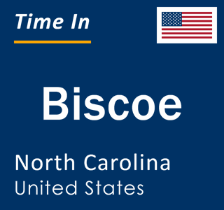 Current local time in Biscoe, North Carolina, United States