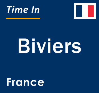 Current local time in Biviers, France