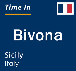 Current local time in Bivona, Sicily, Italy