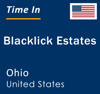 Current local time in Blacklick Estates, Ohio, United States