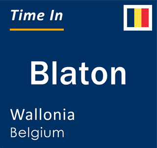 Current local time in Blaton, Wallonia, Belgium