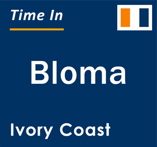 Current local time in Bloma, Ivory Coast