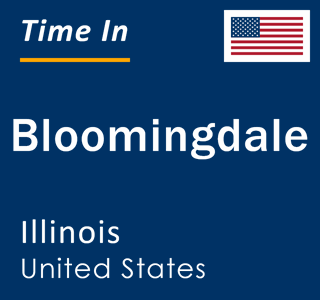 Current local time in Bloomingdale, Illinois, United States