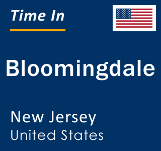 Current local time in Bloomingdale, New Jersey, United States