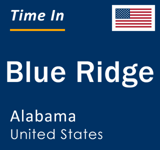 Current local time in Blue Ridge, Alabama, United States