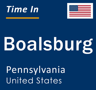 Current local time in Boalsburg, Pennsylvania, United States