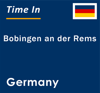 Current local time in Bobingen an der Rems, Germany