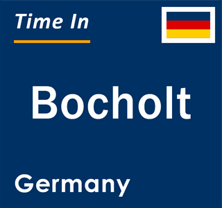 Current local time in Bocholt, Germany