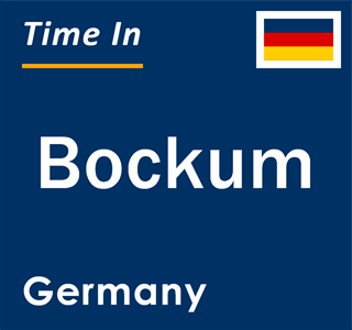 Current local time in Bockum, Germany