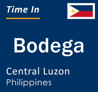 Current local time in Bodega, Central Luzon, Philippines