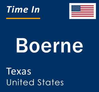 Current local time in Boerne, Texas, United States